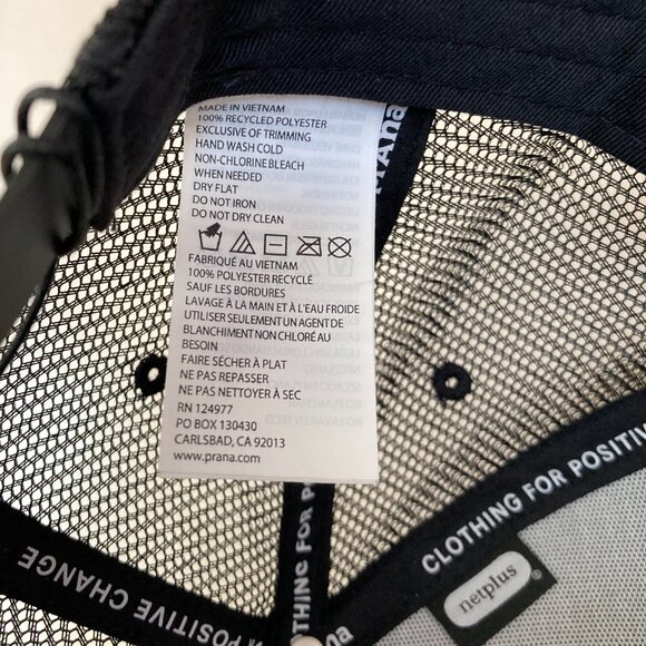 NWT PrAna Lower Pines Cargo Green Horchata Trucker Hat | One Size, Adjustable - Picture 8 of 12